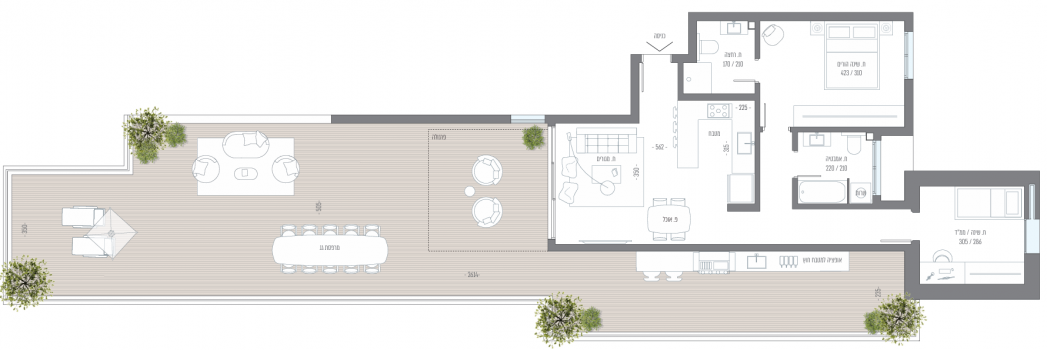 3 חדרים שבטי ישראל